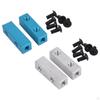 2 Pieces RC Servo Mount Aluminium Stays DIY Accs with Screws for 1:10 CW01