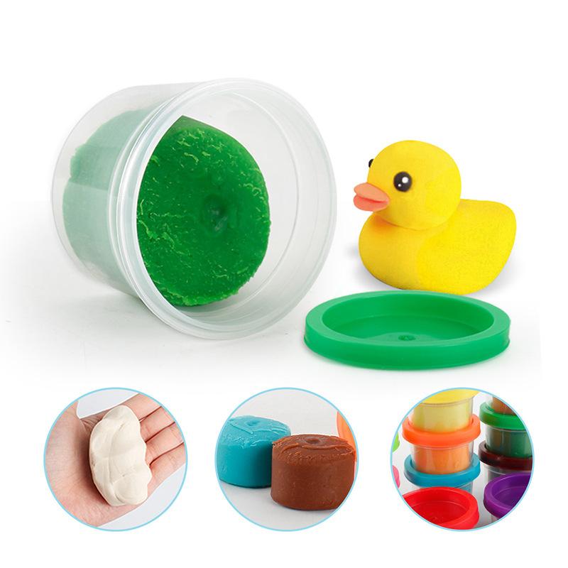 Argilla Fatta a Mano 6 Colori Plastilina Argilla Colorata Giocattoli per l'Educazione Precoce dei Bambini