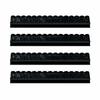 4 Pieces American Mahjong Tile Rack Marbled Acrylic 20 Inch for