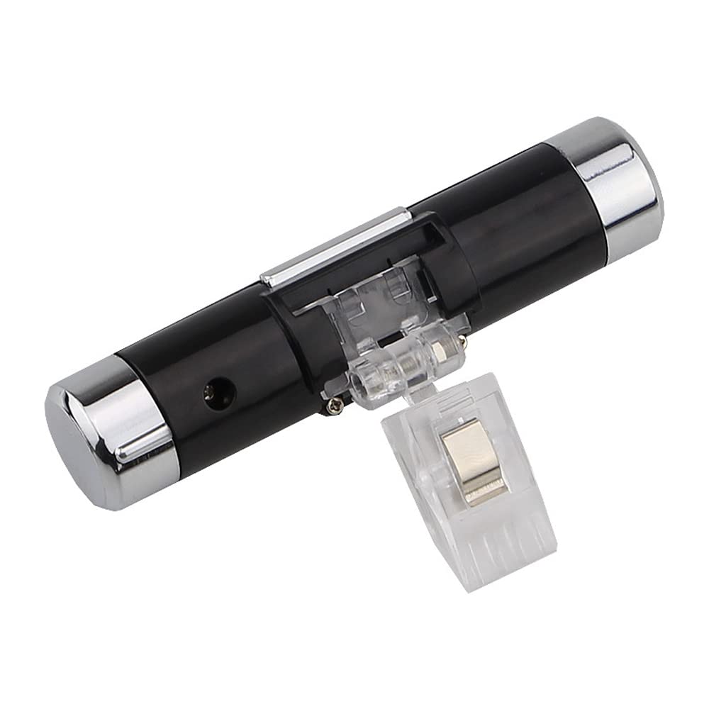 Snsowed 2 in 1 Car Watch Gauge Air Outlet Clip On LED Digital