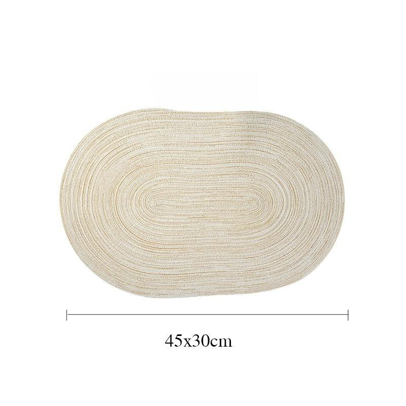 Simple placemat Thermal insulation and waterproof restaurant table mat Household cup mat Bowl mat Anti-scalding pot mat
