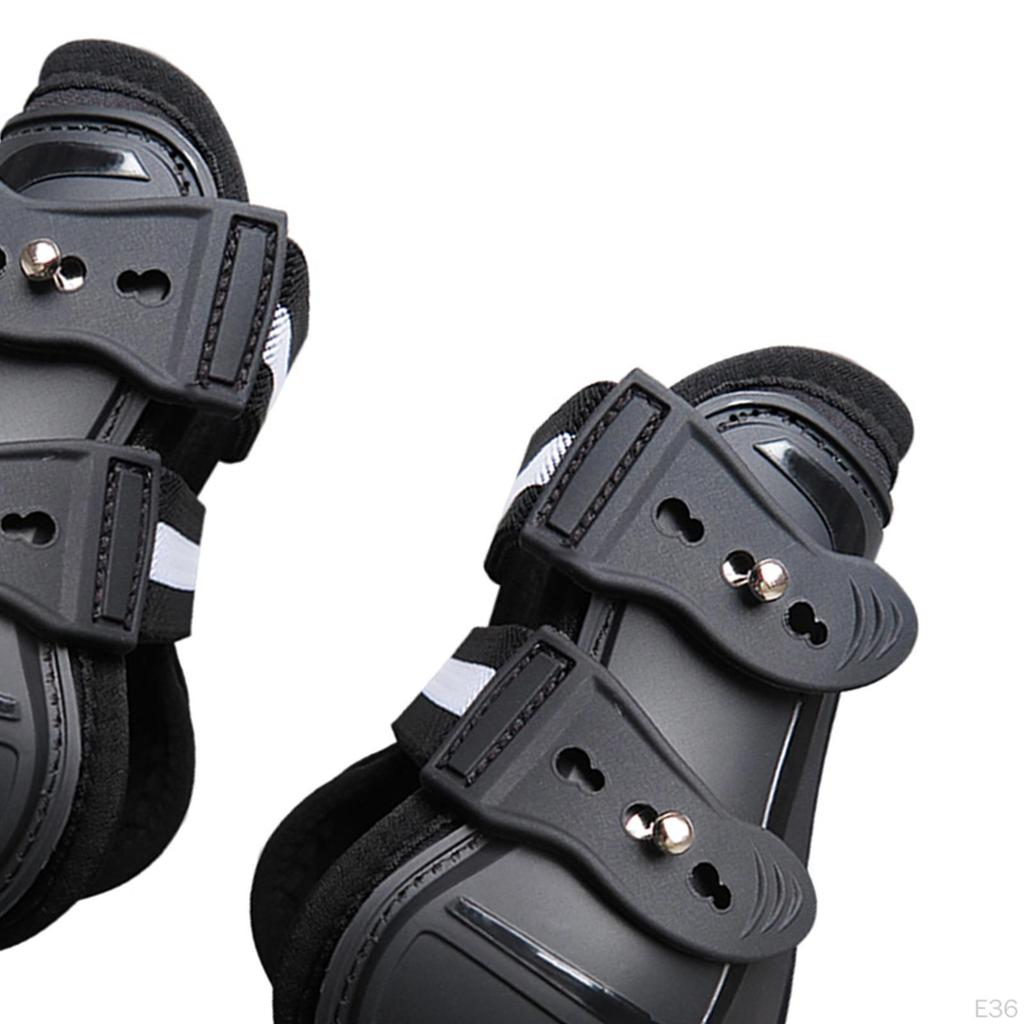 Adjustable Horse Riding Leg Guard Boot Tendon Front Hind Wrap Cover