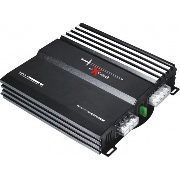 Excalibur amplificateur x500.2à deux canaux 1000w noir