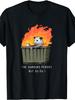 Unisex T-shirt Horrors Persist So Do I Funny Possum Meme Trash Dumpster T-Shirt
