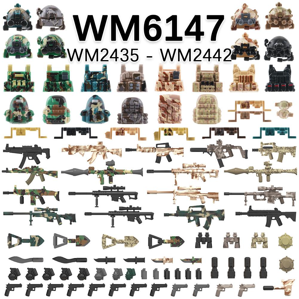 

WM6147 Конструктор Экшн-фигурка WM2435 WM2436 WM2437 WM2438 WM2439 WM2440 WM2441 WM2442 Аксессуар из кирпичиков Игрушка для взрослых и детей