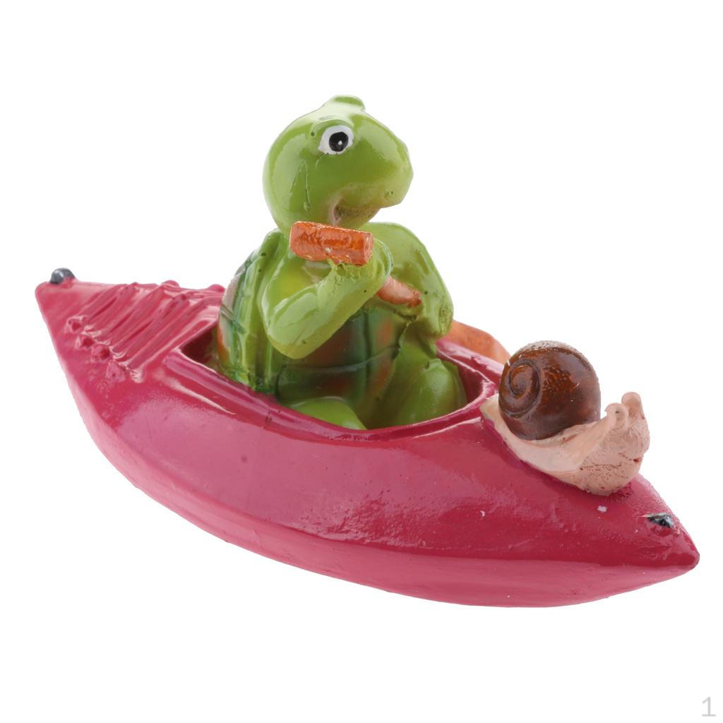 

14 Варіантів Плаваюча Черепаха Жаба Тварина Прикраса Акваріум Сад Ставок Декорація Смола Рослини Тварини Дитина 8 Rose Red Raft Turtle