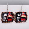 Santa Chihuahua & Kitten Christmas Earrings - European & American Holiday Ornaments