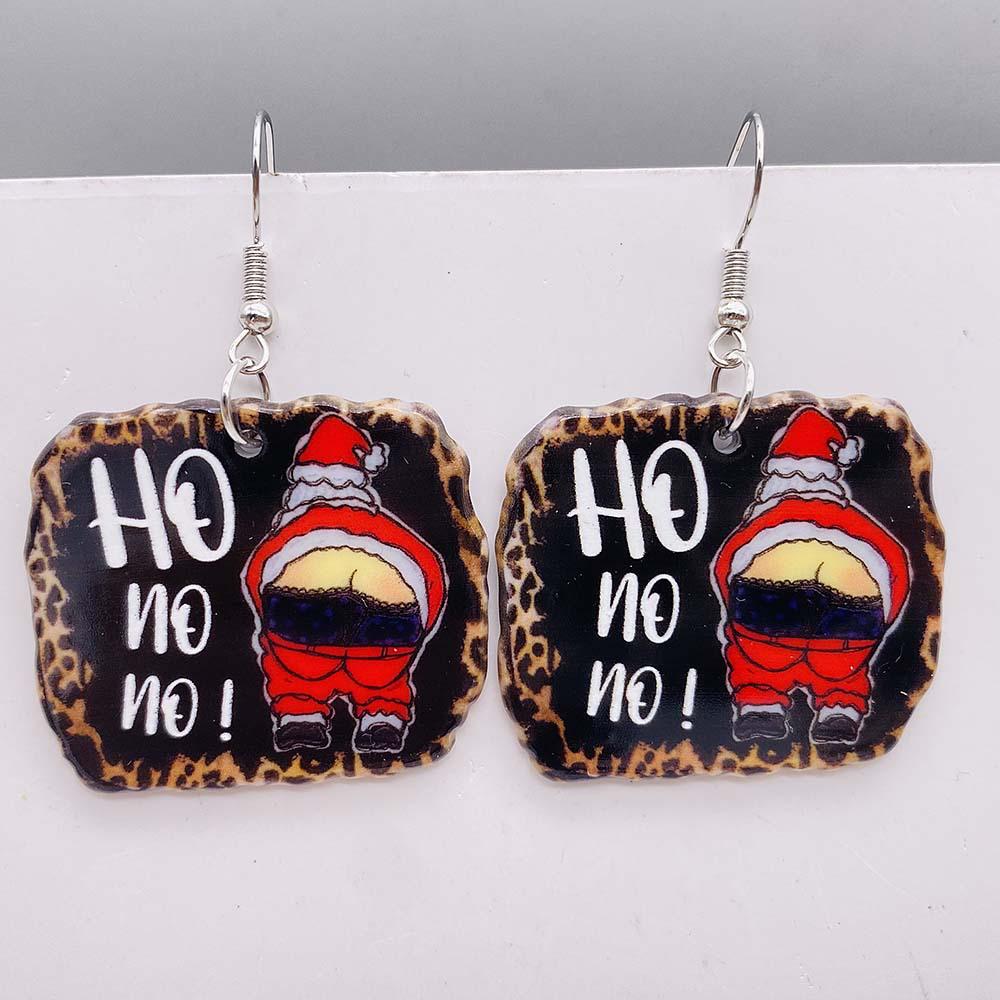 Santa Chihuahua & Kitten Christmas Earrings - European & American Holiday Ornaments