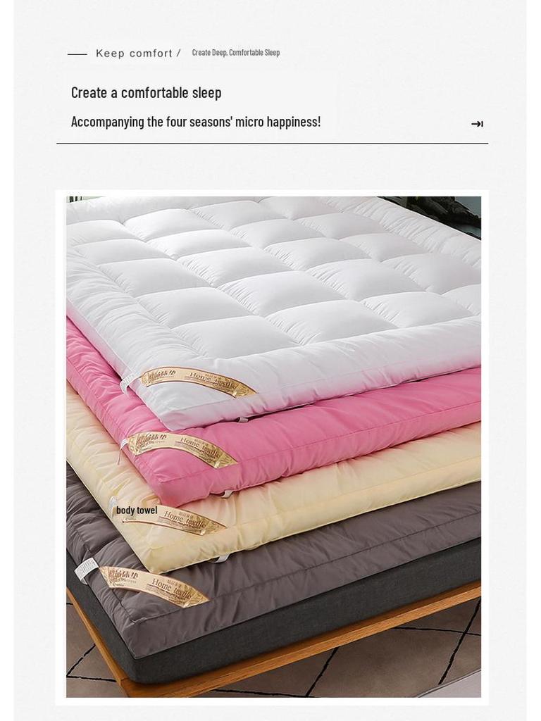Three-Dimensional Down-Like Mattress Pad - Hotel Quality, Thick, for Dorms, Singles & Doubles, Lamb Wool