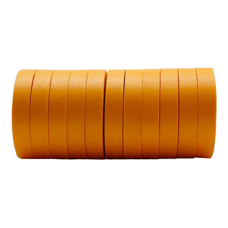 Yellow Washi Tape for Art Decoration and Car Spray Paint Masking