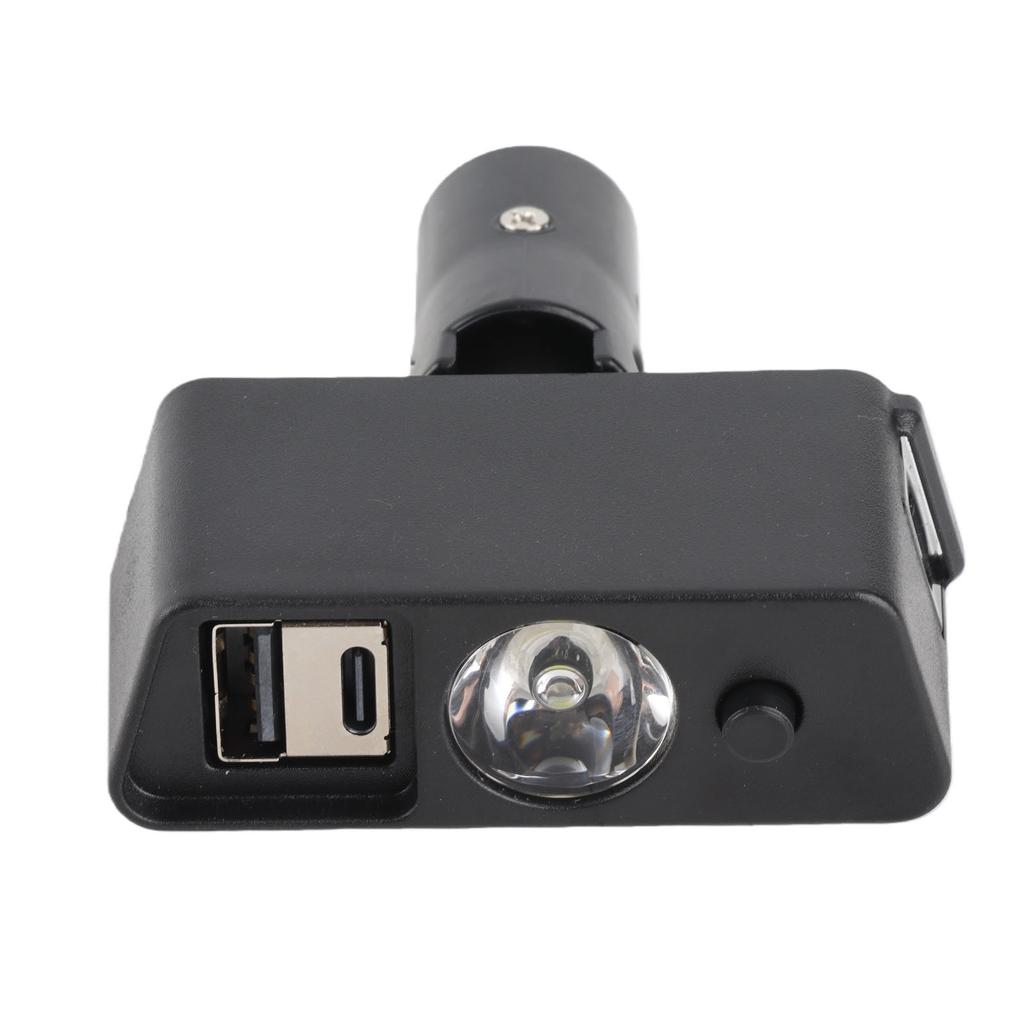 Electric Wheelchair Light 3 Pin XLR Head USB Charging Adjustable Angle LED Power Wheelchair Lighting Controller