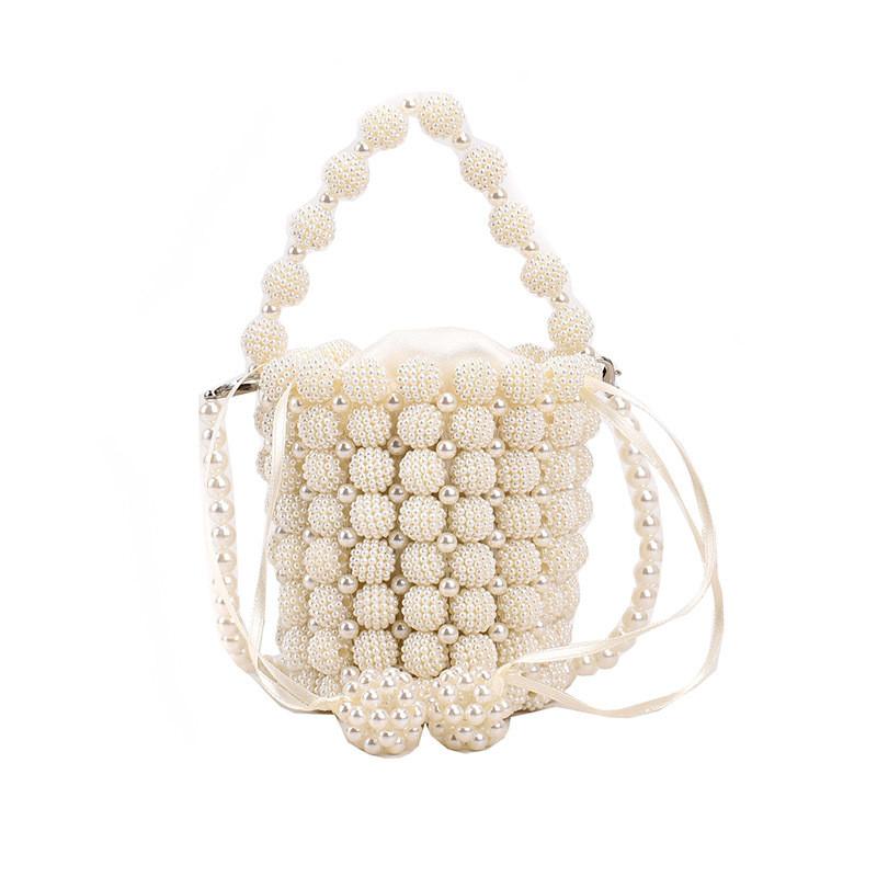 Stylish Cute Children's Handbag New Trendy Pearl Tote Bag For Girls And Boys