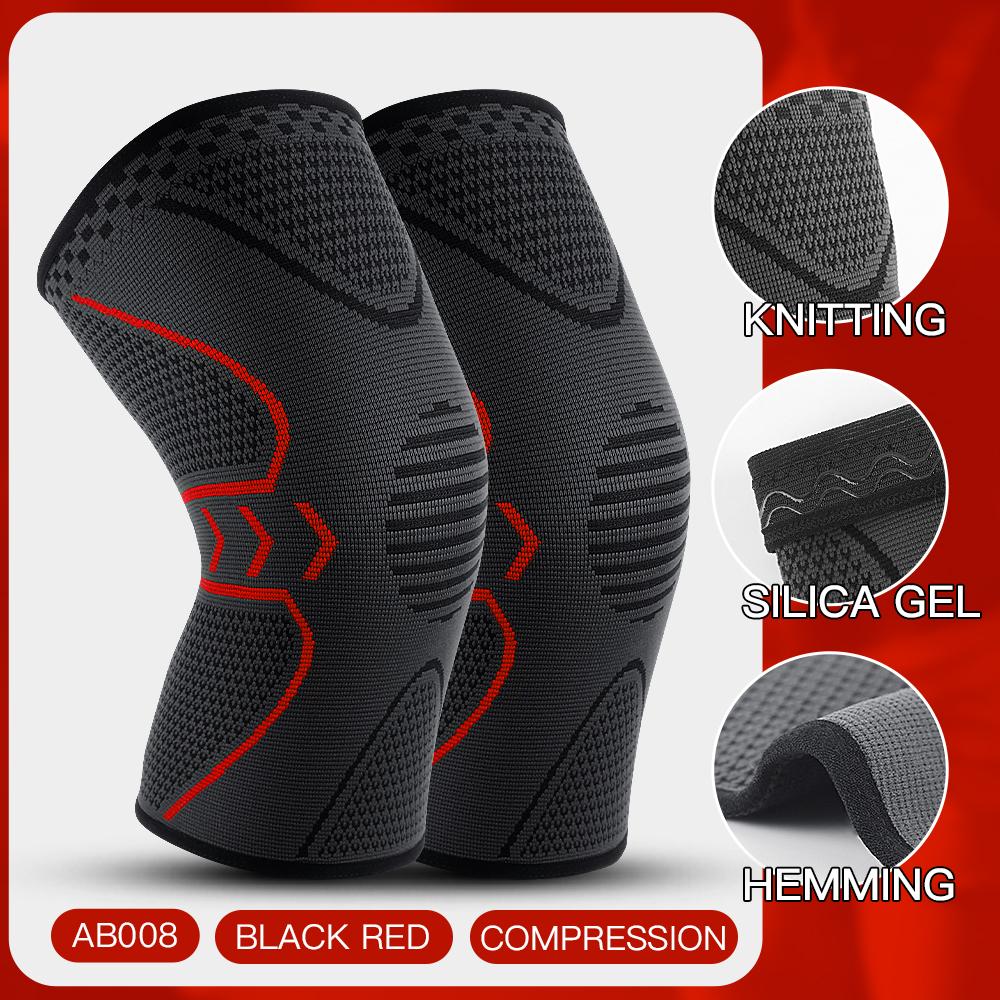 Protecting Knee Joint High Elasticity Athletic Knee Protection Knitted Fabric for Fitness Exercise Pressure Protection of Tendons M