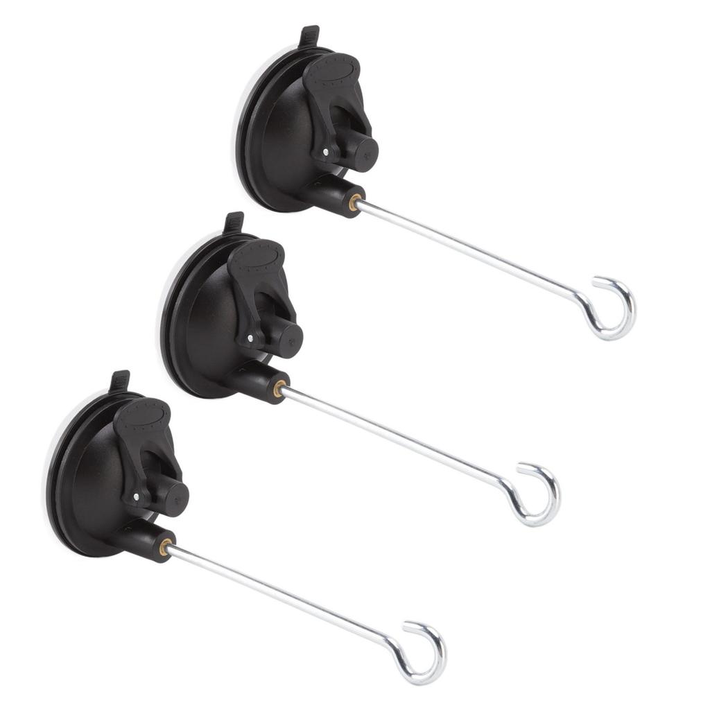 3 Pcs Bird Feeder Wall Hanger Window Suction Cup with Hanger Hook for Wind Chimes Plant