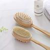 Badrum Kroppsborstar Långt Handtag Bad Naturborst Borstar Exfolierande Massager Med Trähandtag Torrborstning Duschverktyg