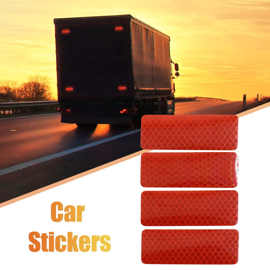 uxcell Car Sticker Car Reflective Sticker Safety Warning Tape Reflector