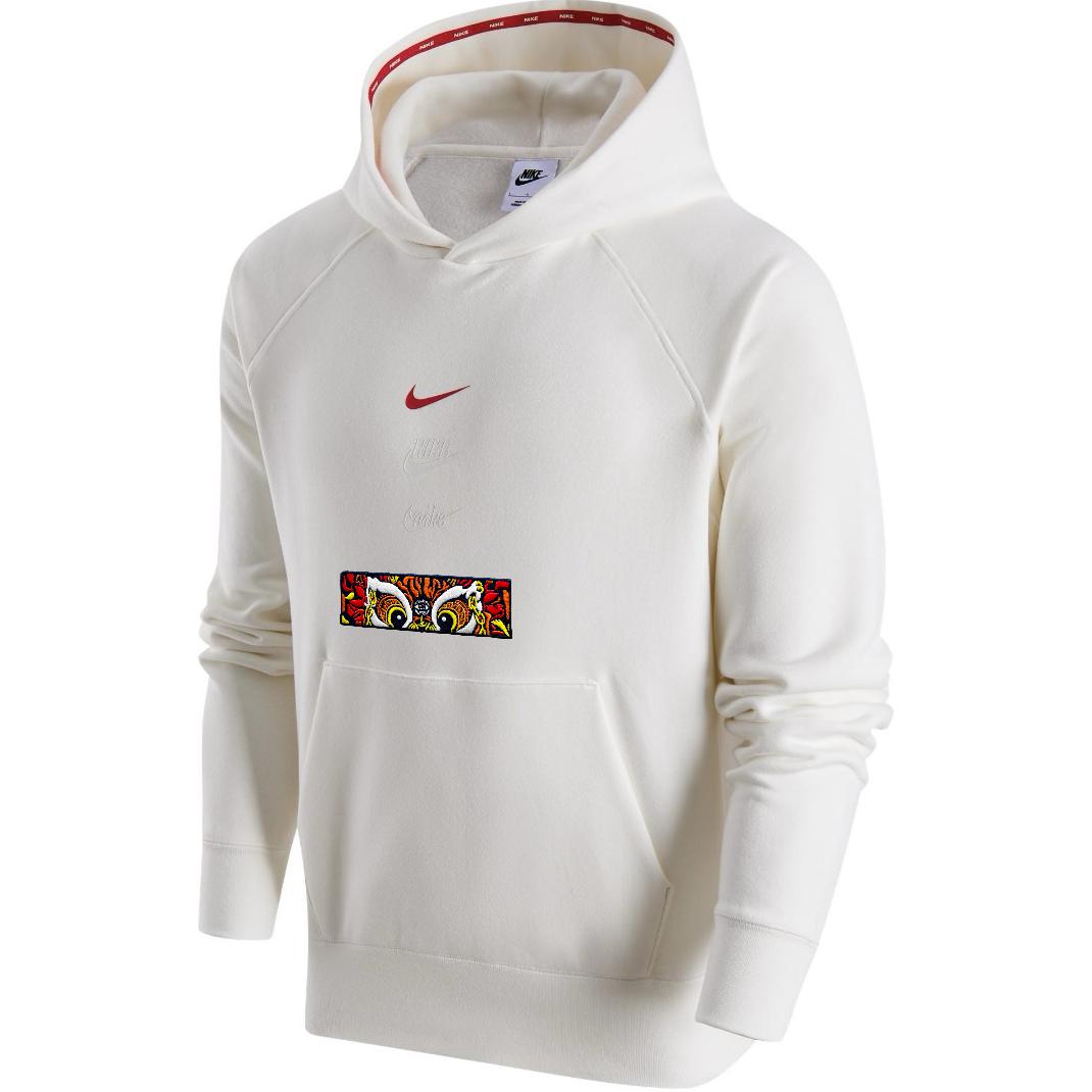 

Nike Dragon Rising Серия Нового Года Логотип CNY Вышитый Флисовая Толстовка-Пуловер Мужские толстовки Sail FZ6373-133(TEAM378-HLDJ-X1) XL