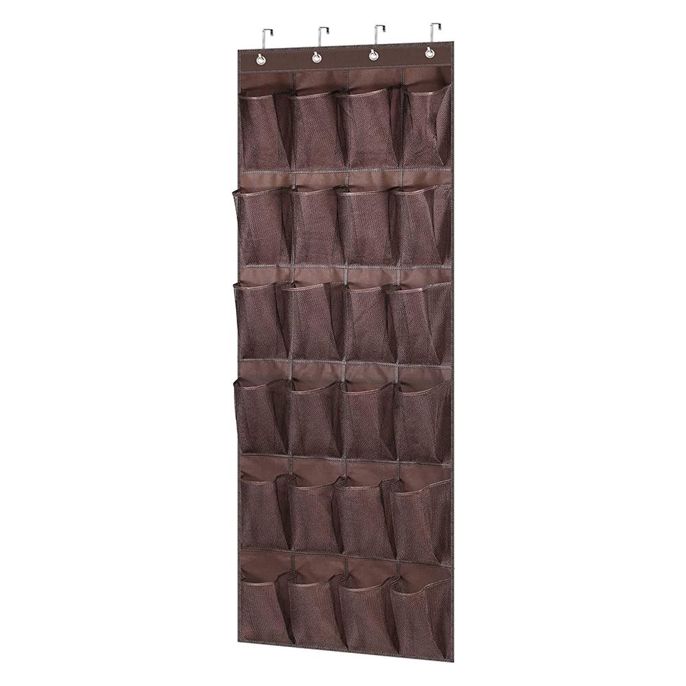 1x 24 grile, articole diverse, montat pe perete, organizator de pantofi, dulap din țesătură, geantă de depozitare, suport de depozitare, buzunar din plasă, agățat transparent peste ușă, cutie de pânză