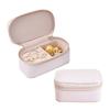 Portable Jewelry Storage Box Rings Earring Travel Case Elegant Organizer Women Necklace Storage Case Diaplay Gift Boxes