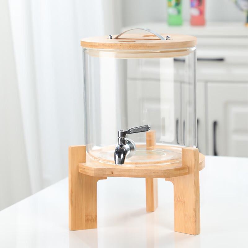 Borosilicate Glass Fermentation Jar with Tap and Base