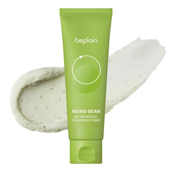 Beplain Green Bean Mild Acidic Cleansing Foam 80ml 1pc