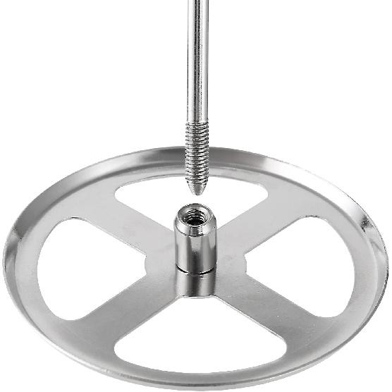 French Press Replacement Base Plate with Permanently Attached Nut and Removable Nut for 50oz Coffee Press