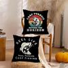 Carp Fishing Art Cushion Cover Short Plush Double-Sided Printing Home Machine Washable In Warm Winter Pillow Cover