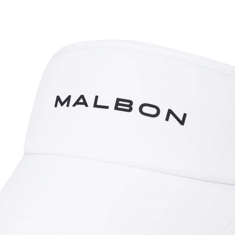 MALBON GOLF Performance Lightweight Visor White