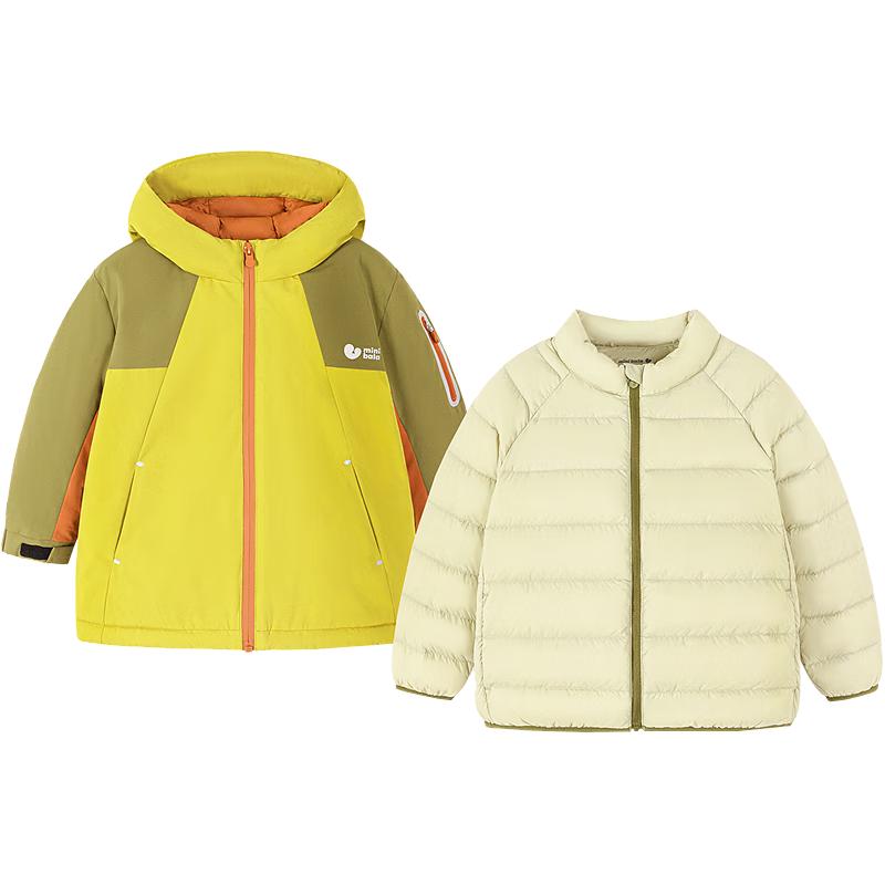 Детская пуховая куртка 3-в-1 minibala True Velvet 110
