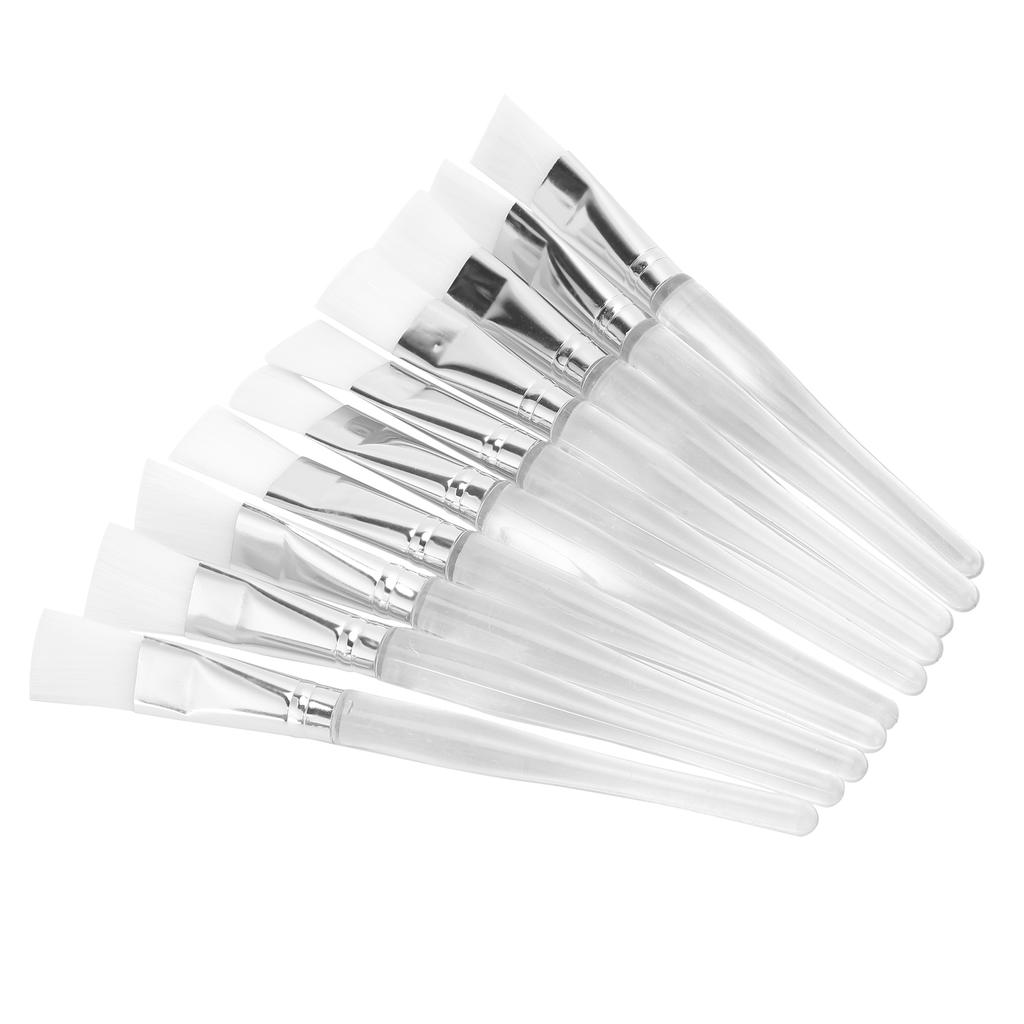 10pcs Fine Fiber Hair Facial Mask Brush Soft DIY Facial Mask Brush Skin Cares Tool