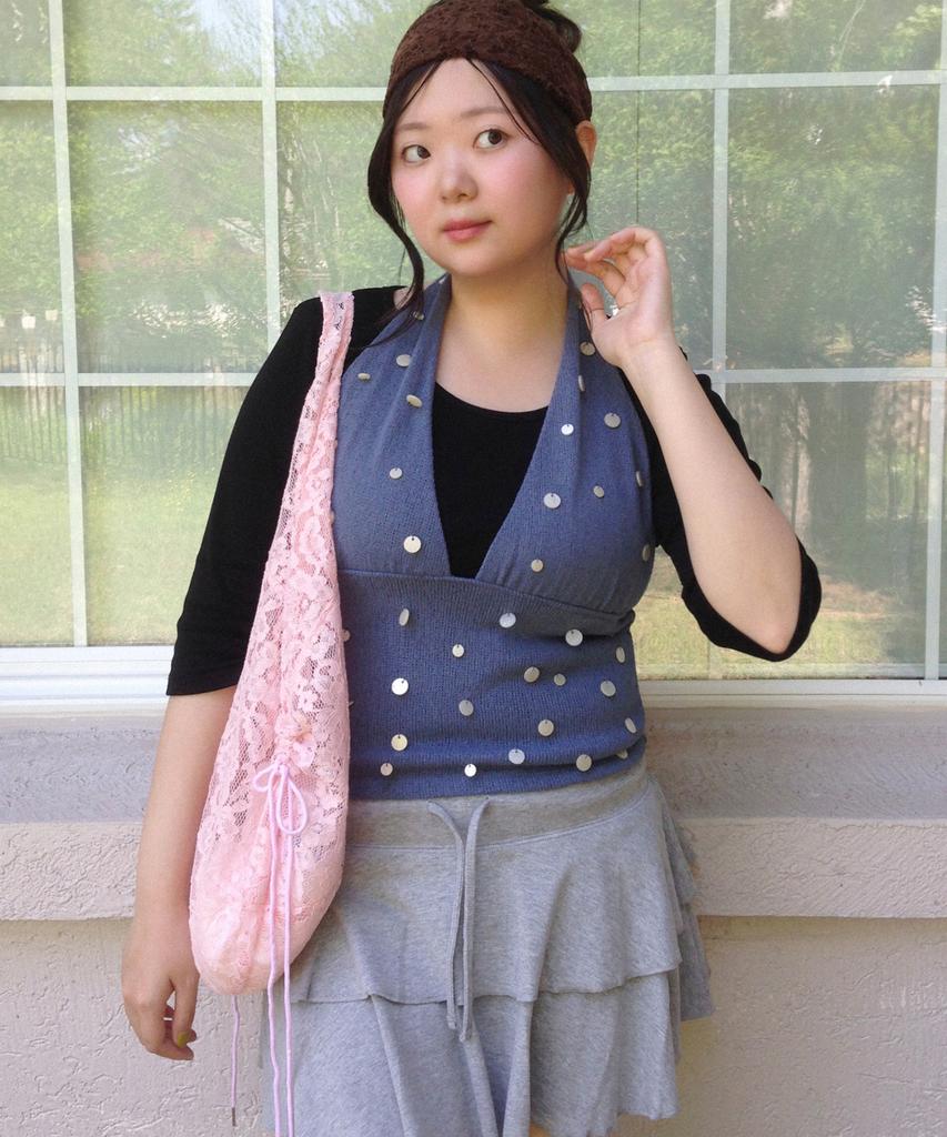 Voor Floral Lace Shirring Shoulder Bag_Pink