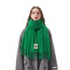 Pure Color Soft Scarf Large Size Multi-Functional Shawl Outdoor Casual Warm Scarf Couple Scarf