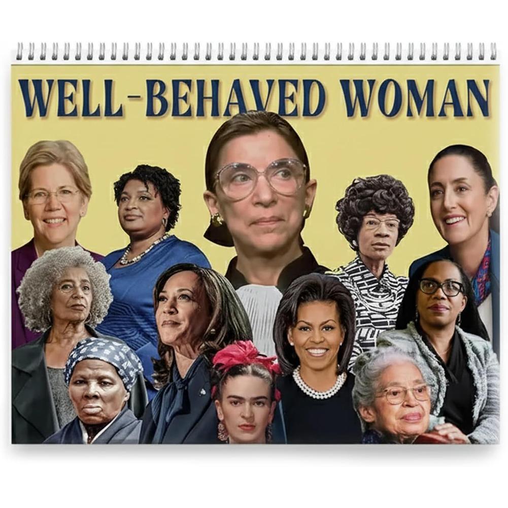 

For Well-Behaved Women Calendar -Year Monthly Planner & Agenda Schedule Organizer Wall Calendar New Year Party Gifts