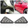 2Pcs Motorcycle Turn Signal Lights Triangle Indicator Blinker Side Lights Motorbikes Yellow