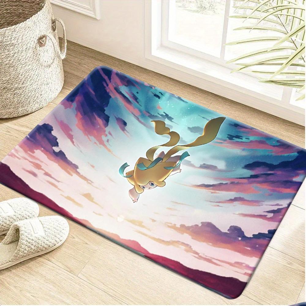 Starry Night Style Pikachu Print Non-Slip Floor Mat Doormat