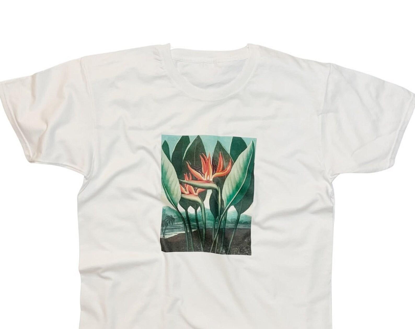 The Temple of Flora T-shirt Houseplant Floral Print by Robert John Thornton 4XL