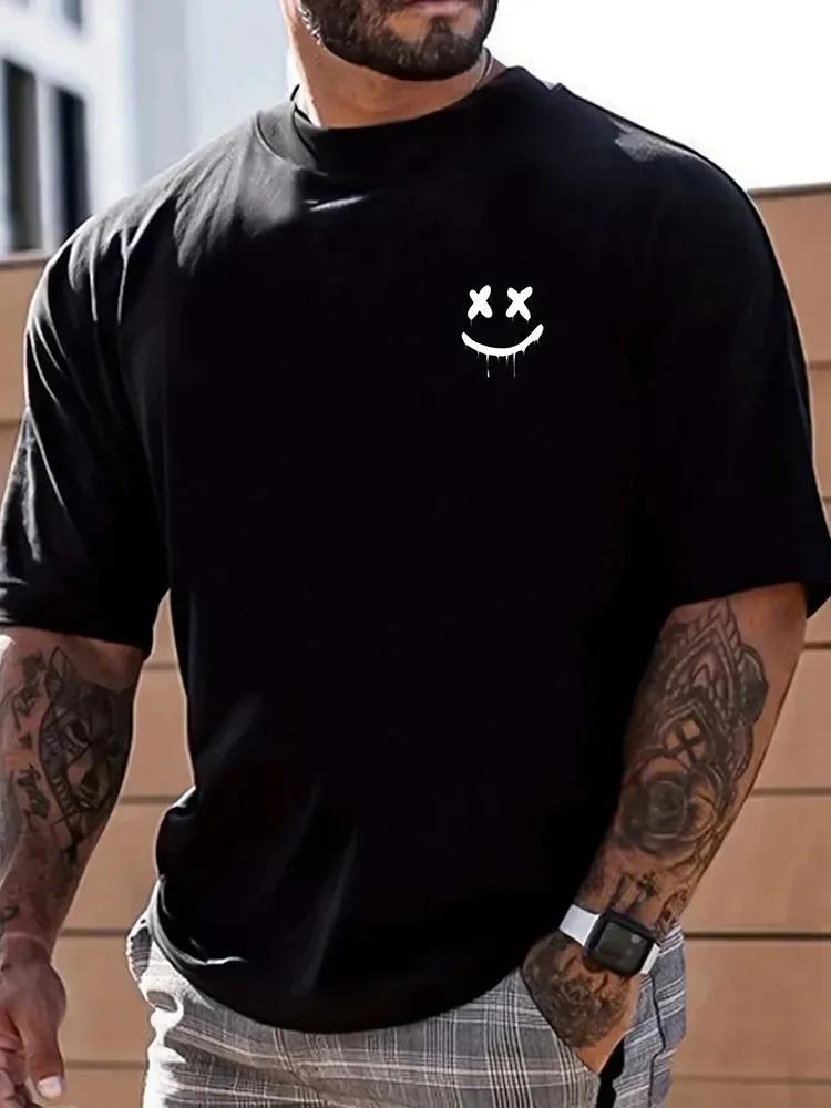 

XX Smile Printed T Shirts Graphic T Shirts High Quality Mens and Womens Short Sleeve T Shirts Mens Sportswear Mens Tops S