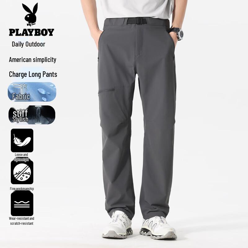 PLAYBOY Men s Outdoor Quick-Dry Casual Pants M