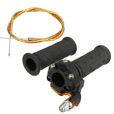 Motorrad-Gasgriff mit verdrehtem Gaszug, passend für 47 cc, 49 cc, Mini Moto, Pit Dirt Bike