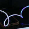 Data Line Fast Charging Type C Data Cord Glowing Cable Charge Wire Mobile Phone Charging Cables