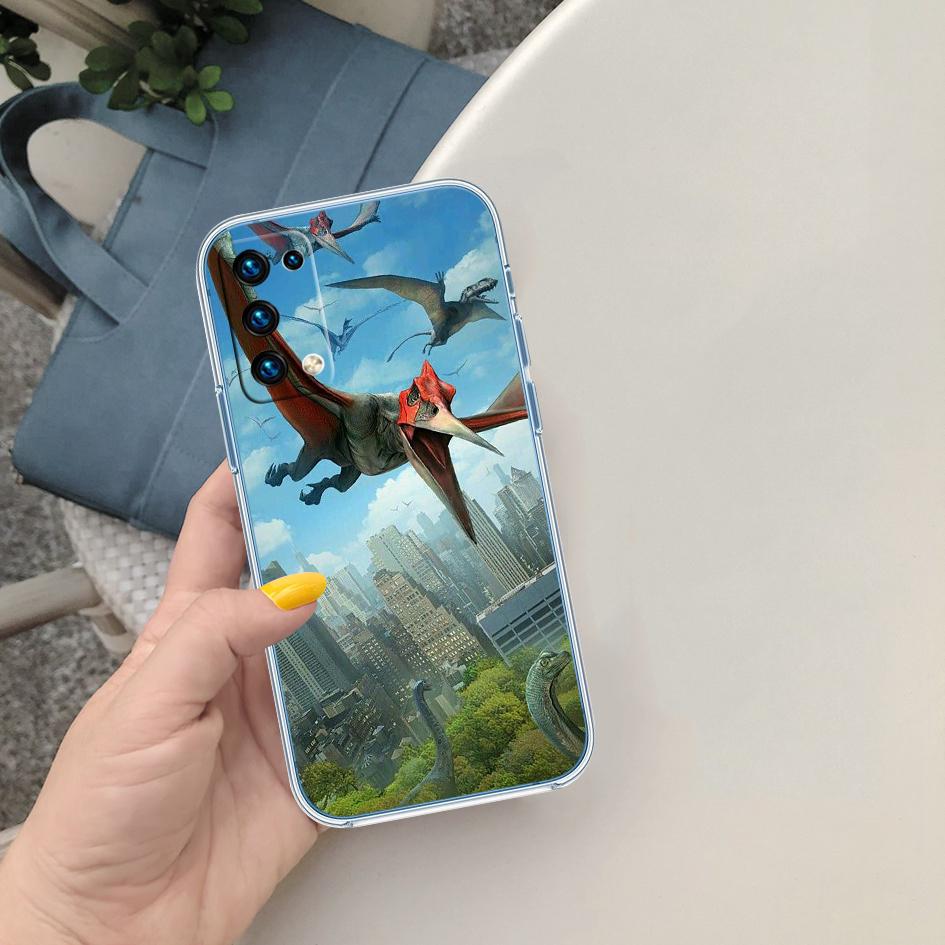 LO31 Dinosaur Transparent Phone Case for LG K22 K30 K40 K40S K41 K42 K50 K50S K51 K51S K52 K61 K62 K71 K92 Q60 Q61 V40 V50 V60