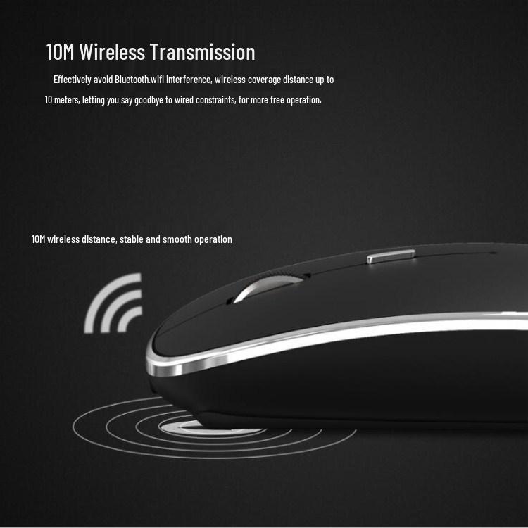 Wireless Silent Charging Ultra-Thin Mouse for Apple Laptops and Tablets