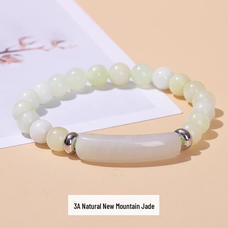 

Браслет из розового кварца, зеленого авантюрина и тигрового глаза - Simple Fashion Jewelry 8mm Long Tube 10*39mm