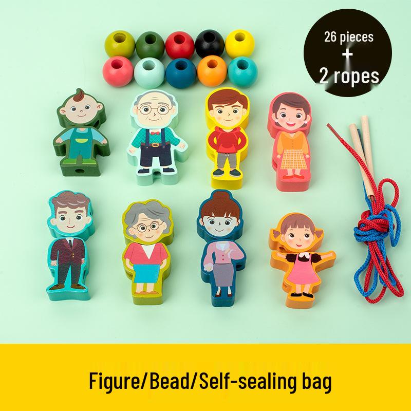 CPC Baby Fine Motor Skills Bead Toy: Toddler Threading & Concentration Blocks