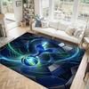 Tottenham Hotspur Design Crystal Velvet Carpet Cozy Non?Slip Printed Rug For Bedroom Living Room Entrance