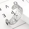 European and American Striped Stainless Steel Bangle: 12/15mm Women's Light Luxury Elastic Bracelet