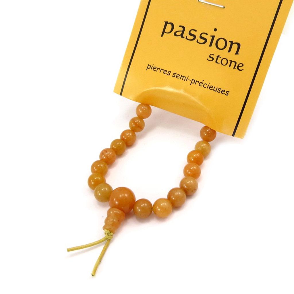 Les Trésors De Lily [K3062] - Orange 'Minéralia' Designer Bracelet