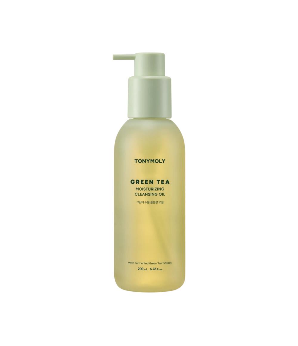 Green tea moisturizing cleansing oil