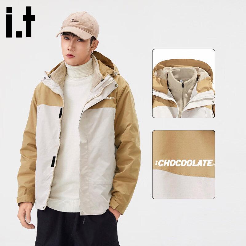 CHOCOOLATEit Men s 3-in-1 Hooded Outdoor Jacket L