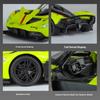 New 1:32 Aston Martin Valkyrie AMR 001 Super Sports Car Alloy Diecast Metal Model Car Sound & Light Collecting Hobbies Birthday Gift